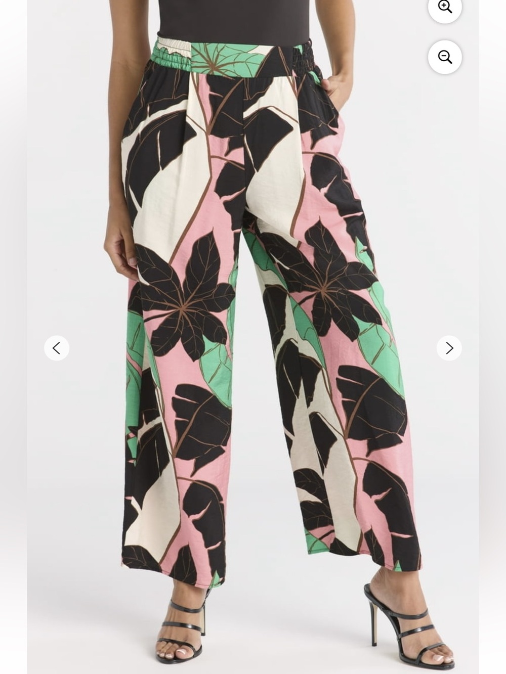 Sofia Jeans by Sofia Vergara
Women's Drape Wide Leg Pants Pink Tropical
